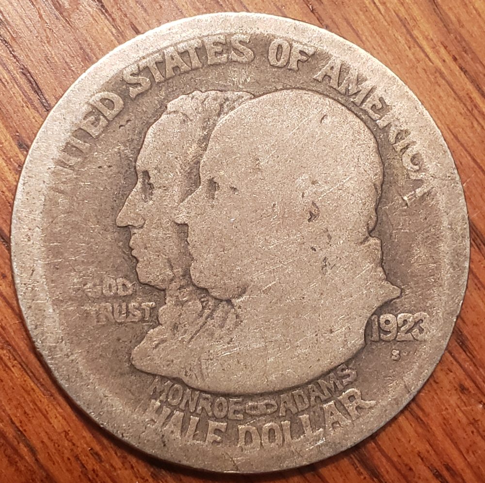 1923-S-Monroe-Doctrine-Half---Circulated---Grade?